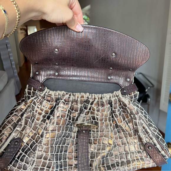 Fendi Croc print vintage purse - Picture 6 of 7